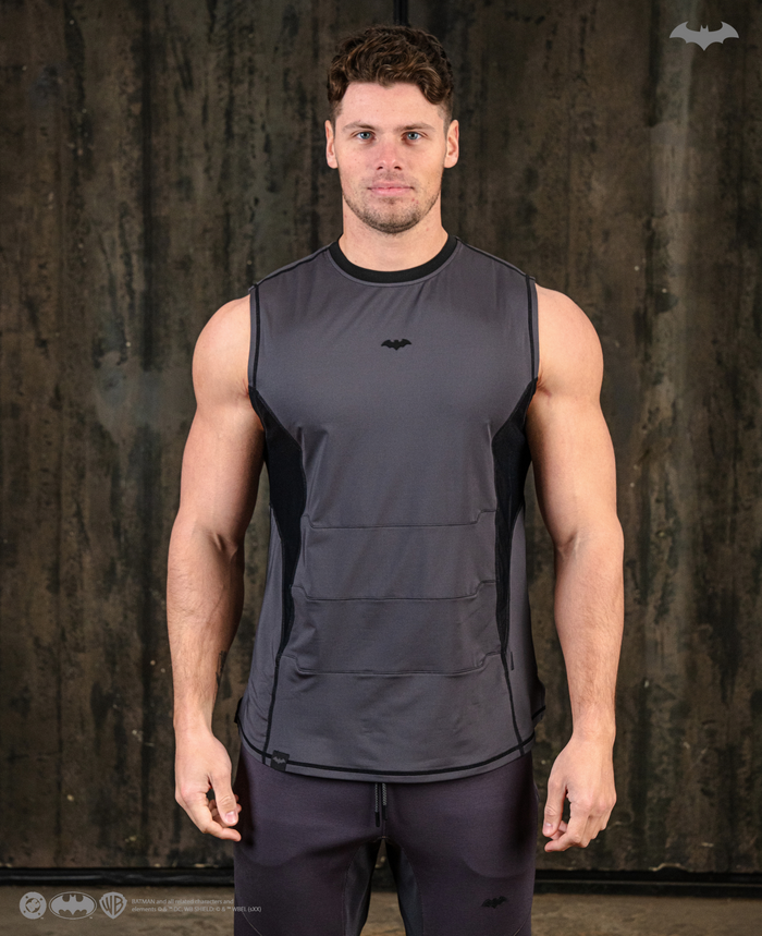 BATMAN Performance Tank Top - Gotham Grey