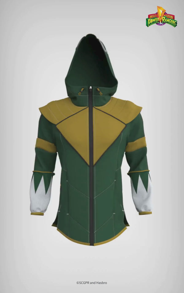 costume da ranger verde power rangers ninja storm