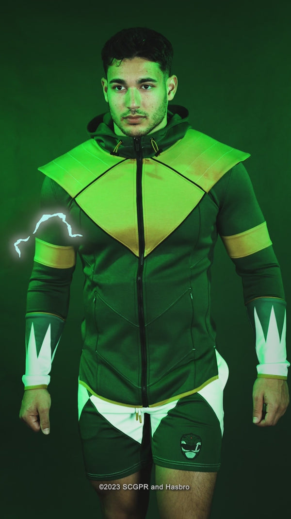 costume da ranger verde power rangers ninja storm